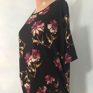 LulaRoe Floral Irma Tunic, SZ XXS